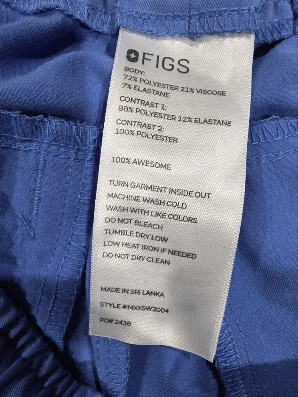 (2) FIGS Tansen Jogger 2.0 Style Scrub Pants Men Medium Light Blue MXXSW2004